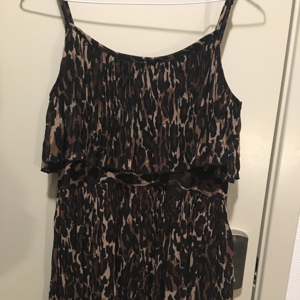 Guess Leopard Print Strap Dress